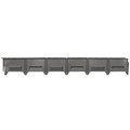 Master Mark Master Mark 7013617 3 ft. x 5.25 in. Versa Edge Plastic Poundable Edging; Black - Pack of 36 7013617